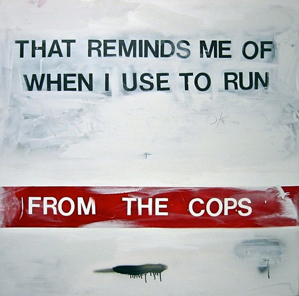 run from the cops